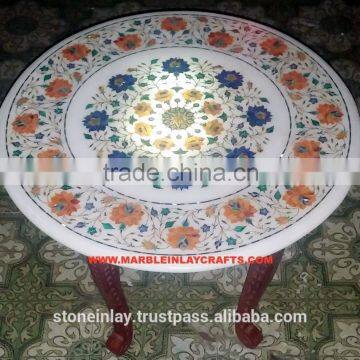 Inlay Marble Decorative Coffee Table Top