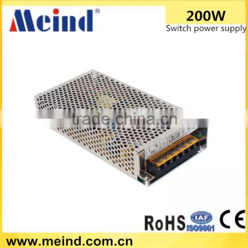 5V/12V/24V 15A AC/DC switch power supply 200W power supply with CE ROHS approved