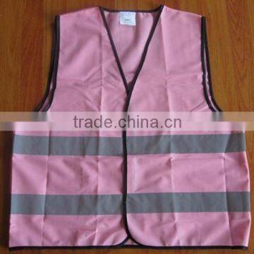 2013 popular security pink reflective vest