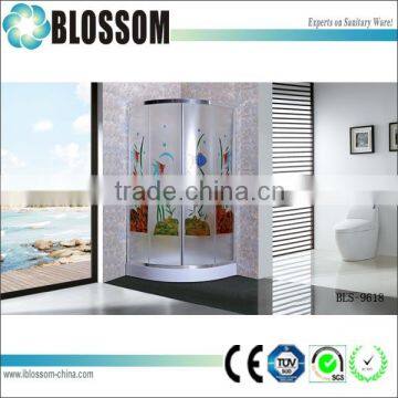 Blossom popular round glass european acrylic shower enclosures