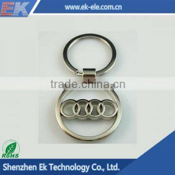 Wholesale custom made metal keychain/key ring of car logo