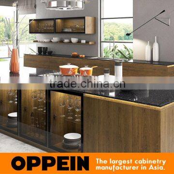 Oppein Black-framed Glasses Oppein Morden Stylish Ooden Kitchen Cwabinet photo-5