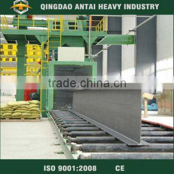 Q69 Opening Size 800*1600 h beam shot blasting machine