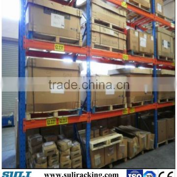 hot sales blue and orange heavy duty warehosue pallet racking