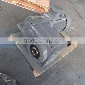 F67 FAF67 Ratio of 4.21 ~ 228.99 gear box motor helical gears hardened tooth surface modular one-piece gear speed reducer