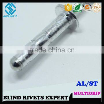 HIGH QUALITY FACTORY DOME HEAD AL/ST MULTI-GRIP BLIND POP RIVETS photo-4