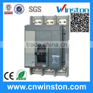 WS Series Adjustable MCCB Moulded Case Leakage Protection Circuit Breaker with CE