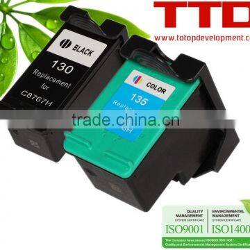 TTD Original Refurbished Ink Cartridge C8766H C8767H for HP 130 135 cartridge