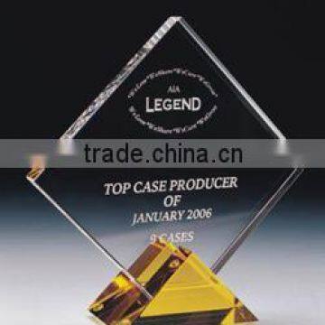 Manufacturer Supplies Exquisite Acrylic Marble Trophy Base With Various Size photo-3