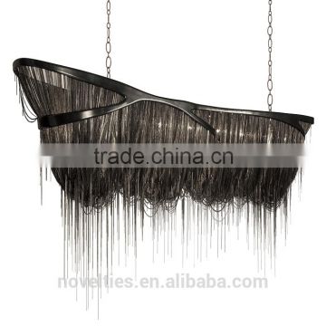 Cosmetics Stores Prefect and Beautiful Chain Chandelier Large Dimension and High-end