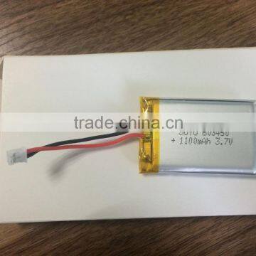 603450 3.7V 1100MAH Li-polymer Rechargeable Battery With Pcb and Wire and Connector Smart Rechargeable Li-polymer Battery photo-2