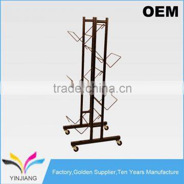 Shop Supply Metal Flooring 5-Case Wine Tower Storage Shelf for Selling photo-2