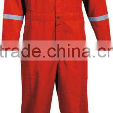 Reflective Tape 100% cotton fire retardant coverall for firefighter