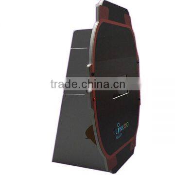 New design fashion LCD LED video pop up cardboard display rack