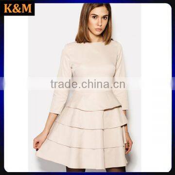 Special Ocassion Dress Beige Dress Anniversery Dress Party Dress photo-3