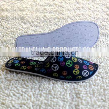 Colorful Printing Close Toe Women Indoor Flat Slippers photo-2