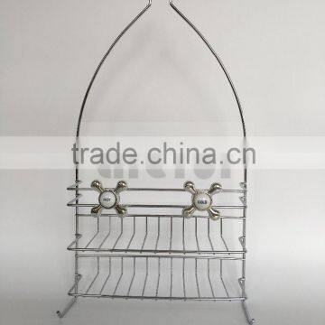 Shower Caddy for Shampoo, Conditioner, Soap - chrome