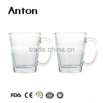 300ml thin borosilicate glass tea cup