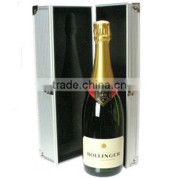 Aluminum single bottle wine case wine carrier box wine protective packaging ZYD-LX7281