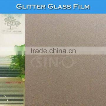 F000R Glitter Frost Window Decoration Design Glass Film Stickers