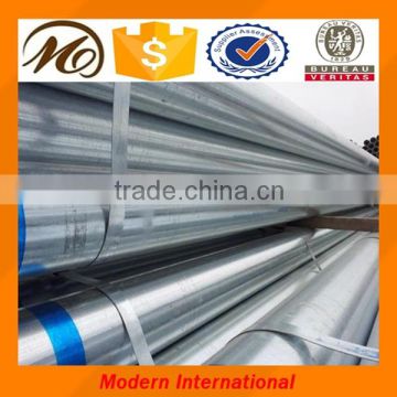 Hot dipped carbon steel galvanized pipe as to BS1387 and ASTM A53