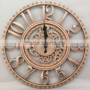 Plastic Wrought Wall Clock