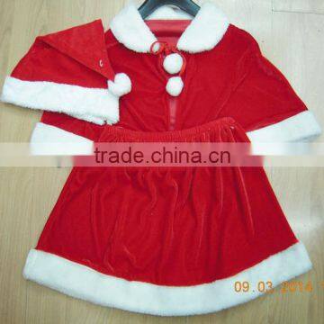 girls santa claus dress