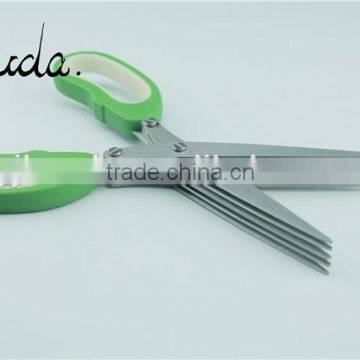 5 Blade Stainless Steel Multifunction Herb Scissor/ Kitchen Scissors BD-S1619 photo-2