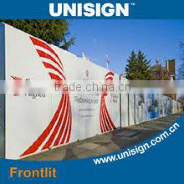 Unisign Water Proof Construction Hot Sale Laminated Frontlit Flex Banner photo-4