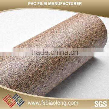Embossed, Opaque Surface Treatment and Decorative Function Plywood Application PVC Film