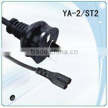 PVC 2 pin Extension POWER CORD for Australia Made in China