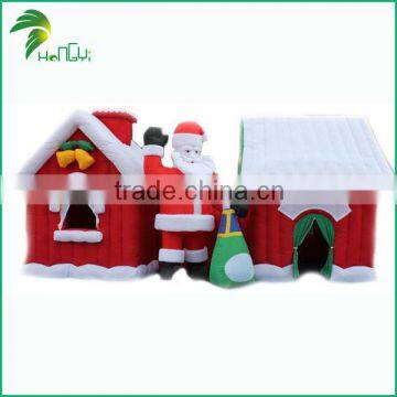 So Lovely Warm Festival Design Inflatable Christmas Decorate Red Houses