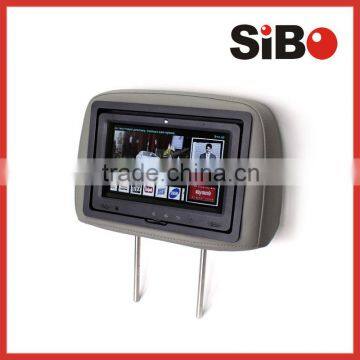 9 Inch Touch Screen Lcd Headrest Monitor For Taxi Advertising Player With Built In Gps 3g Wifi