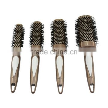 wholesale plastic round easy clean hair brushes