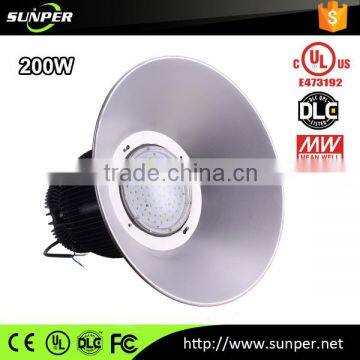 Competitive price CE ROHS UL DLC SAA professional fashion 200w industrail light/high bay light