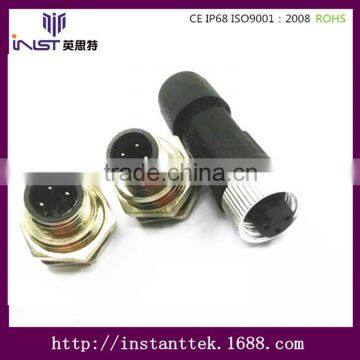 INST conenctor type A socket soldering with black plastic cover