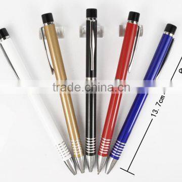 2015 new model metallic pen aluminium metal pen
