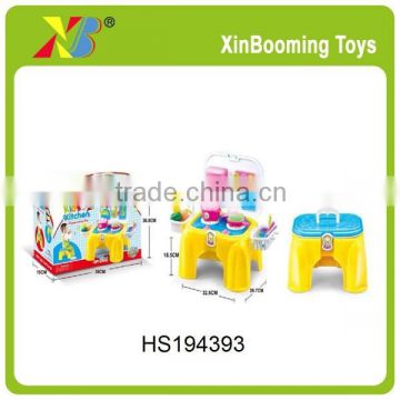 2015 Best Selling Plastic Kids Kitchen Play Set with light