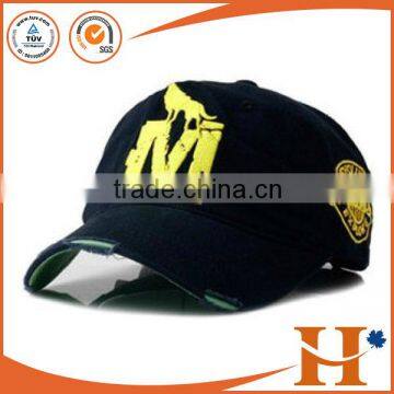 2016 New Fashion unisex Custom Embroidery washed cotton worn look outdoor sports baseball cap