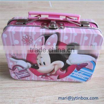 Mold available and custom mini tin lunch box
