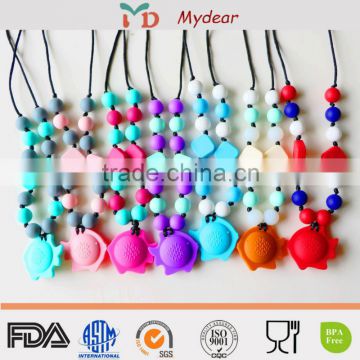 Soft Safety Non-toxic Silicone Pendant Teether