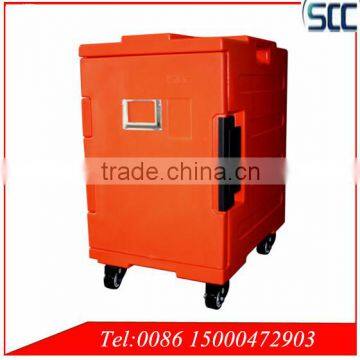 FDA test PE Plastic food warmer container for serving hot food for catering