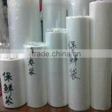 Plastic roll bag for special price