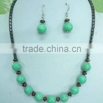 Handmade Gemstone Beads Beaded Necklaces Best Quality Hot Selling Handmade Designer Statement Necklace photo-5