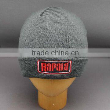 CUSTOM FOLD UP BEANIE HATS WITH APPLIQUE