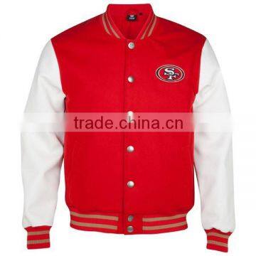 Wool Leather Varsity Jackets 9049