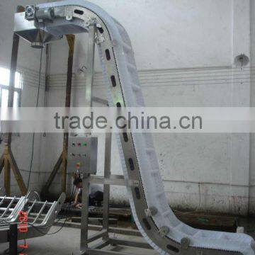 Swan neck conveyor