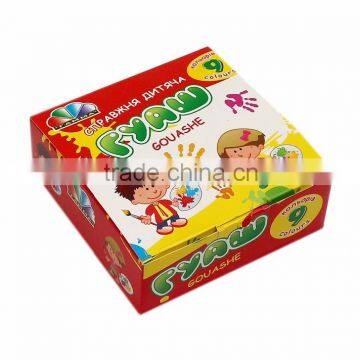 Gouache, Poster Paint, Poster Color 9 Colors, 180 ml photo-2