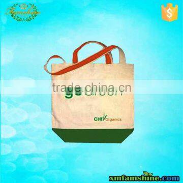 recyclable custom made shopping canvas cotton bag