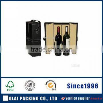 Popular Cheap Leather Wine Box,Ecomomical Wine Box